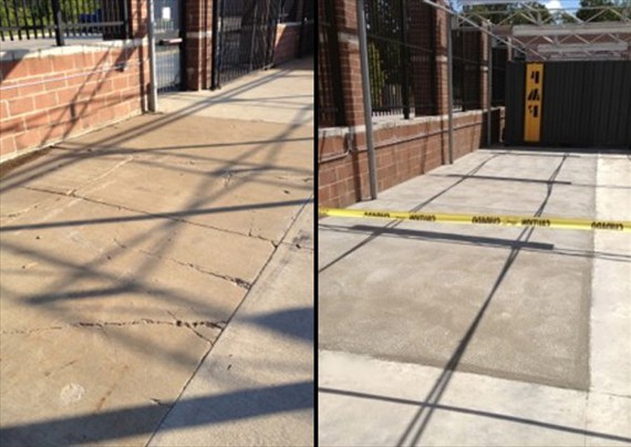 Concrete Project Before and After